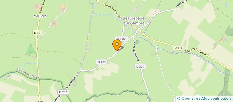 localisation de l'entreprise MADAME CECILE TROUILLET à BEAUREPAIRE-SUR-SAMBRE