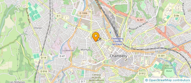 localisation de l'entreprise MADAME CECILE TROUSSE à CHAMBERY