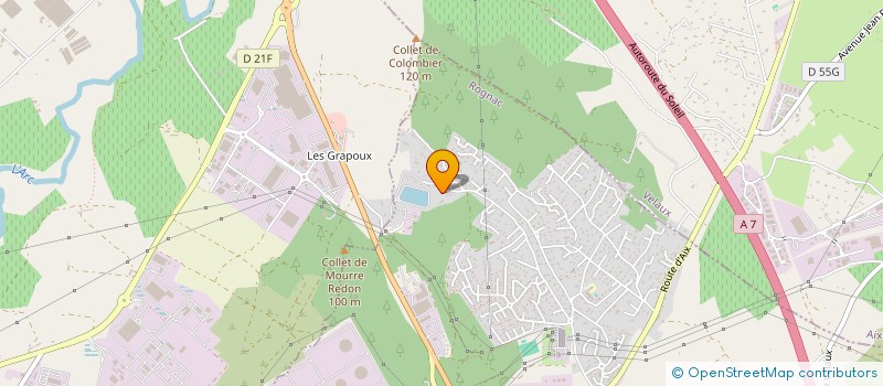 localisation de l'entreprise MADAME CECILE TROUWAERT  ROGNAC