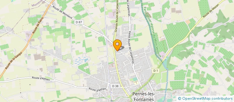 localisation de l'entreprise MADAME CECILE TURCK  PERNES-LES-FONTAINES