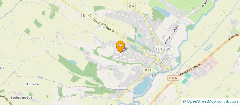 localisation de l'entreprise MADAME CECILE VALENTIN  SAMATAN