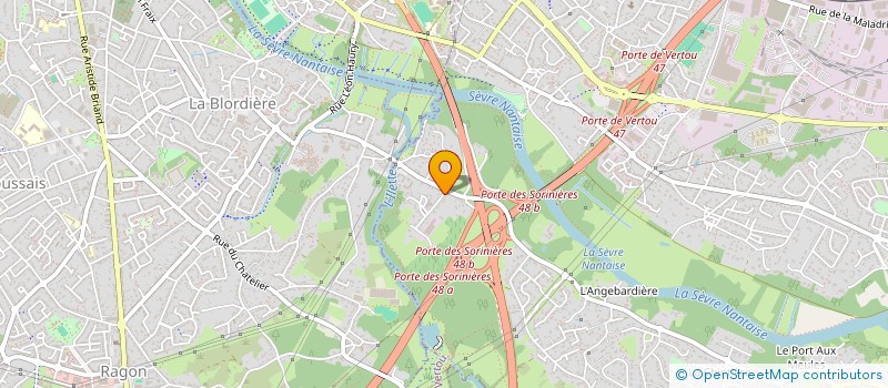 localisation de l'entreprise MADAME CECILE VALLEE  VERTOU