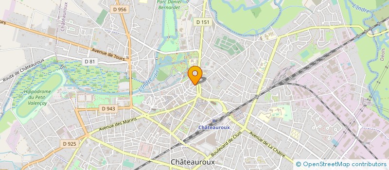 localisation de l'entreprise MADAME CECILE VALLERY à CHATEAUROUX