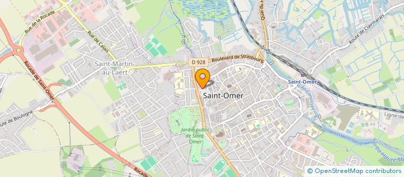 localisation de l'entreprise MADAME CECILE VALLEZ  SAINT-OMER