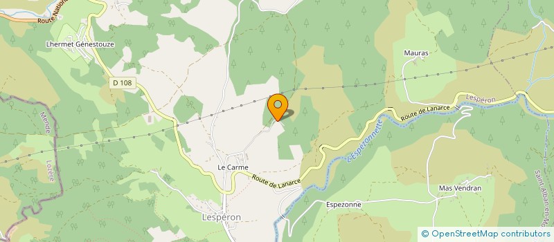 localisation de l'entreprise MADAME CECILE VAN LOO  LESPERON