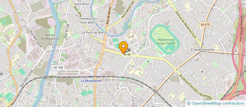 localisation de l'entreprise MADAME CECILE VANDENBERGHE à MARCQ-EN-BARŒUL