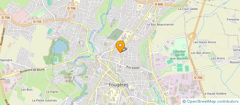 localisation de l'entreprise MADAME CECILE VANZATO  FOUGERES