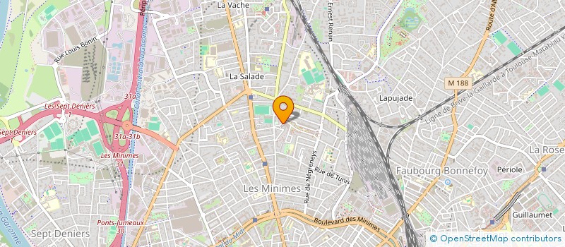 localisation de l'entreprise MADAME CECILE VASSIA  TOULOUSE