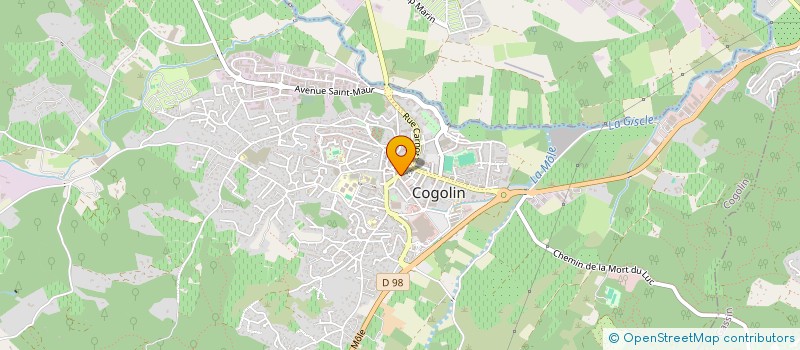 localisation de l'entreprise MADAME CECILE VEJUX à COGOLIN