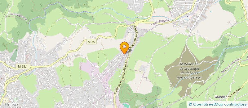 localisation de l'entreprise MADAME CECILE VENDROUX  UNIEUX