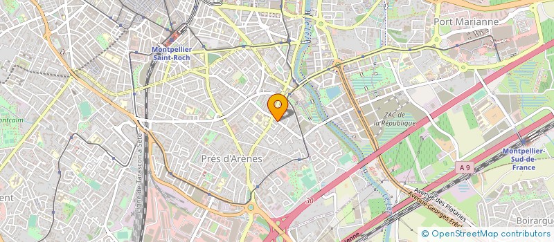 localisation de l'entreprise MADAME CECILE VENNET à MONTPELLIER