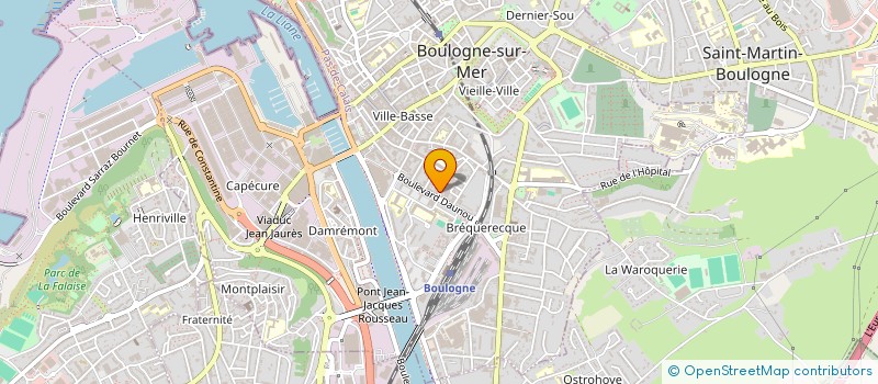 localisation de l'entreprise MADAME CECILE VERBRUGGHE à BOULOGNE-SUR-MER