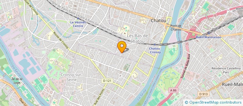localisation de l'entreprise MADAME CECILE VERDIER à CHATOU