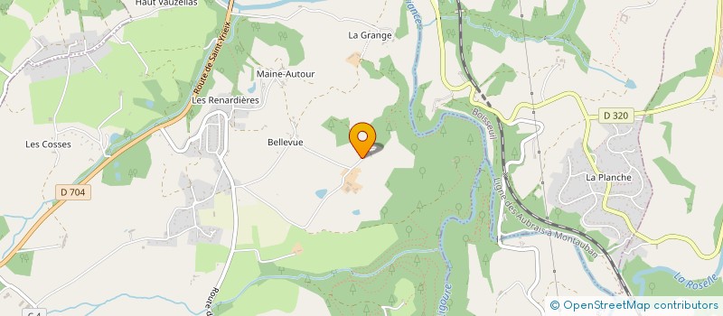 localisation de l'entreprise MADAME CECILE VERGNAUD  LE VIGEN