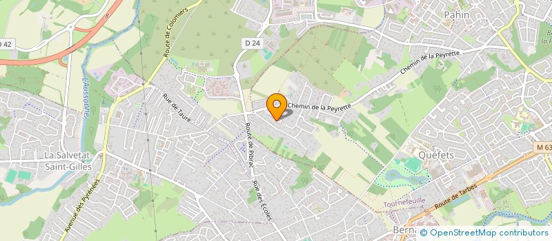 localisation de l'entreprise MADAME CECILE VERMESSE  TOURNEFEUILLE