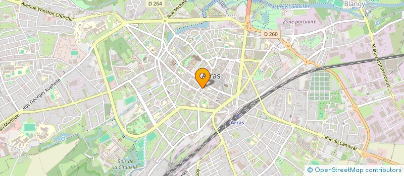localisation de l'entreprise MADAME CECILE VERWAERDE à ARRAS