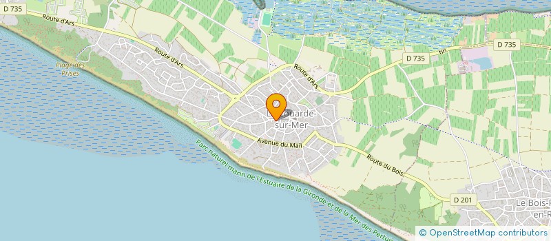 localisation de l'entreprise MADAME CECILE VETTER  LA COUARDE-SUR-MER