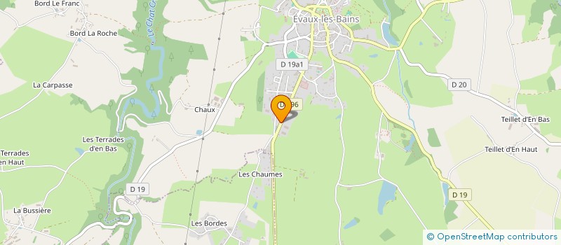 localisation de l'entreprise MADAME CECILE VEZIER à EVAUX-LES-BAINS