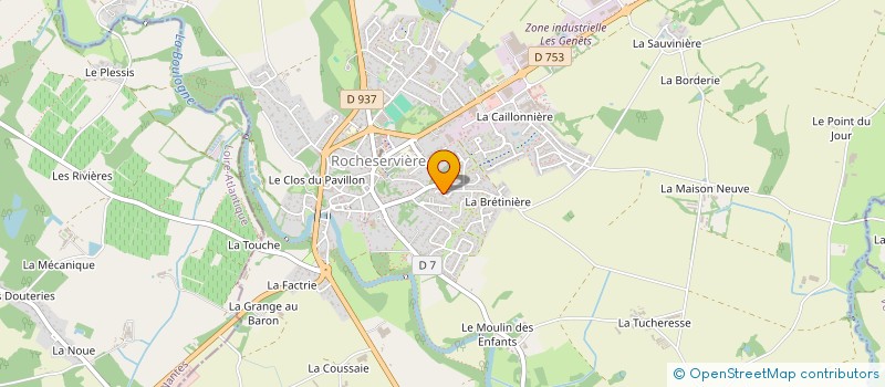 localisation de l'entreprise MADAME CECILE VIALETTE à ROCHESERVIERE