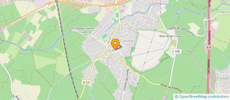 localisation de l'entreprise MADAME CECILE VIALLE  CANOHES