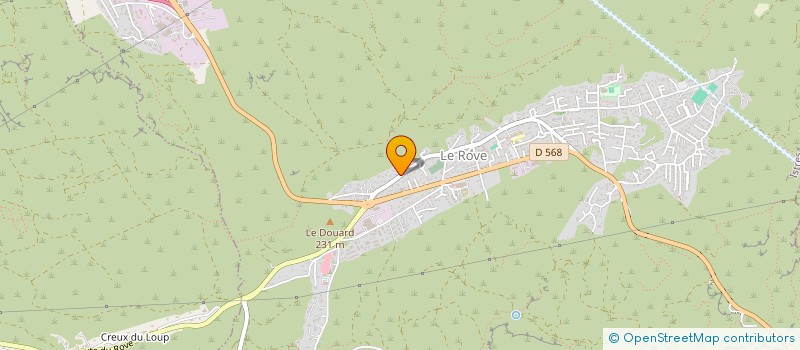 localisation de l'entreprise MADAME CECILE VIDOT  LE ROVE