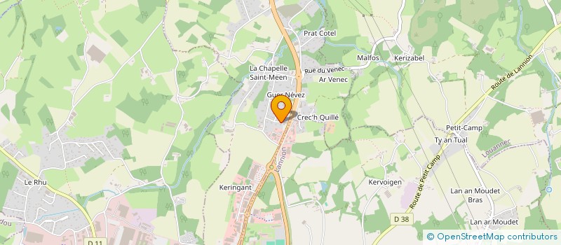 localisation de l'entreprise MADAME CECILE VIGOUROUX  TRELEVERN