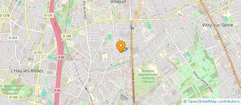 localisation de l'entreprise MADAME CECILE VILATTE  VILLEJUIF