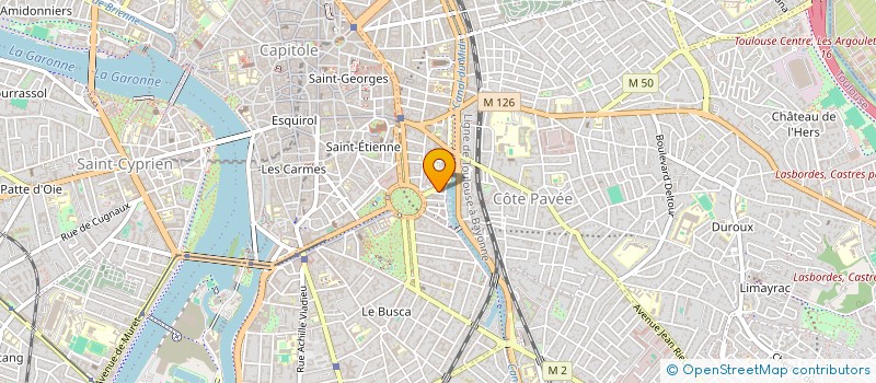 localisation de l'entreprise MADAME CECILE VILLARD  TOULOUSE