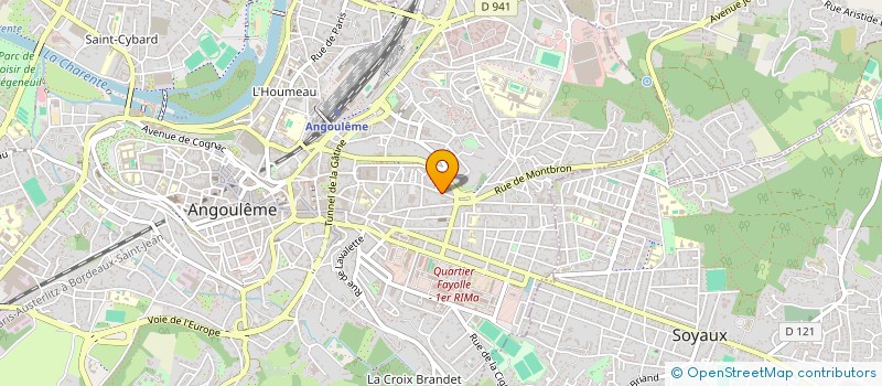 localisation de l'entreprise MADAME CECILE VILMIN à ANGOULEME