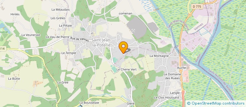 localisation de l'entreprise MADAME CECILE VINOUZE  SAINT-JEAN-LA-POTERIE