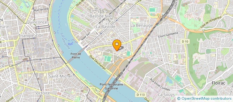 localisation de l'entreprise MADAME CECILE VISENTIN  BORDEAUX