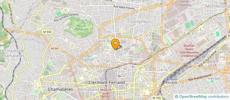 localisation de l'entreprise MADAME CECILE VISIGNOL  CLERMONT-FERRAND