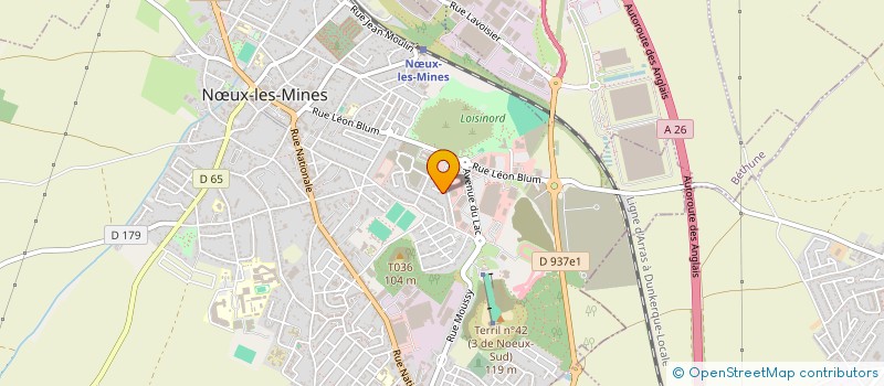 localisation de l'entreprise MADAME CECILE VROLAND  NUX-LES-MINES