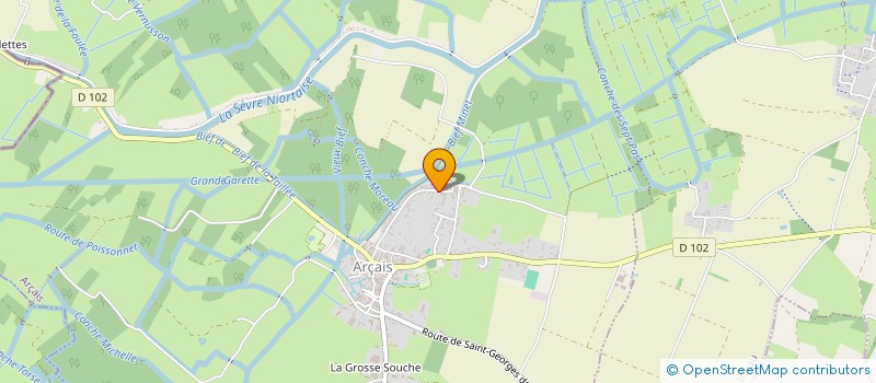 localisation de l'entreprise MADAME CECILE WAELTI  ARCAIS