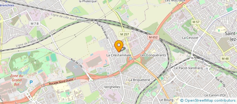 localisation de l'entreprise MADAME CECILE WARLOP à LAMBERSART