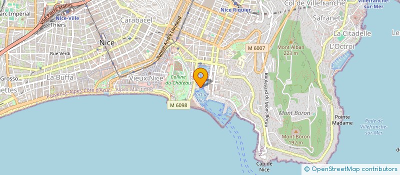 localisation de l'entreprise MADAME CECILE WELGER à NICE