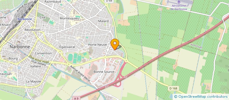 localisation de l'entreprise MADAME CECILE WENDZINSKI  NARBONNE