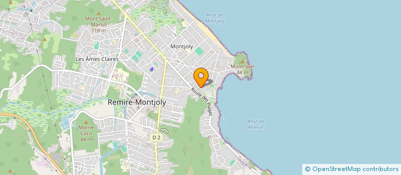 localisation de l'entreprise MADAME CECILE WILLHELM  REMIRE-MONTJOLY