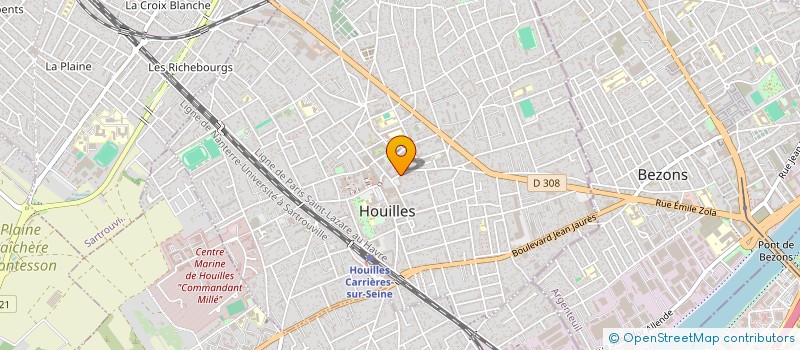 localisation de l'entreprise MADAME CECILE XU  HOUILLES