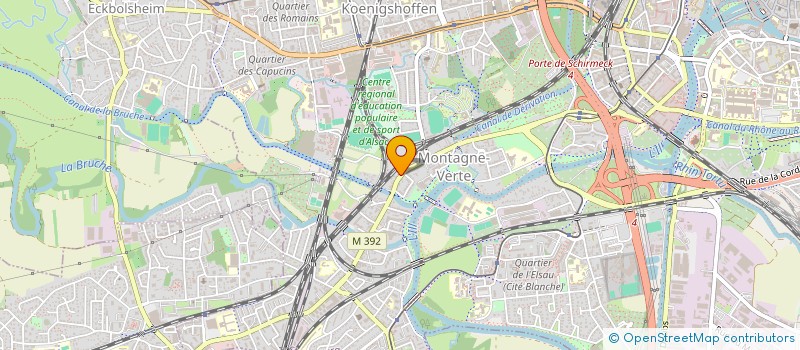 localisation de l'entreprise MADAME CECILE YEPMO  STRASBOURG