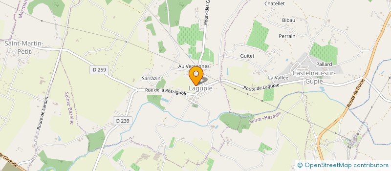 localisation de l'entreprise MADAME CECILE ZAGHET  MARMANDE