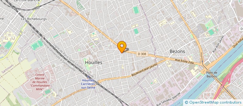 localisation de l'entreprise MADAME CECILE ZHANG à HOUILLES