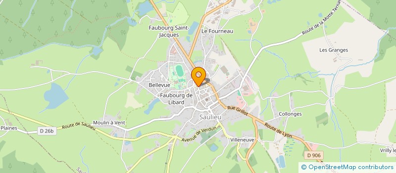 localisation de l'entreprise MADAME CECILE ZICOT à SAULIEU