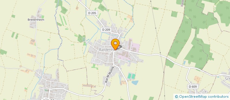 localisation de l'entreprise MADAME CECILE ZIMMERMANN  ORSCHWILLER