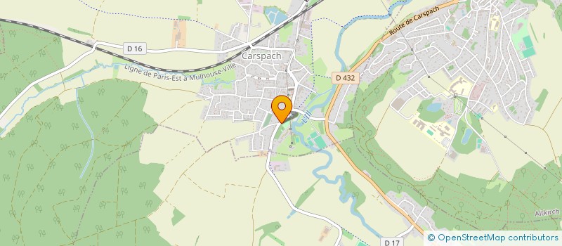 localisation de l'entreprise MADAME CECILE ZURBACH  CARSPACH