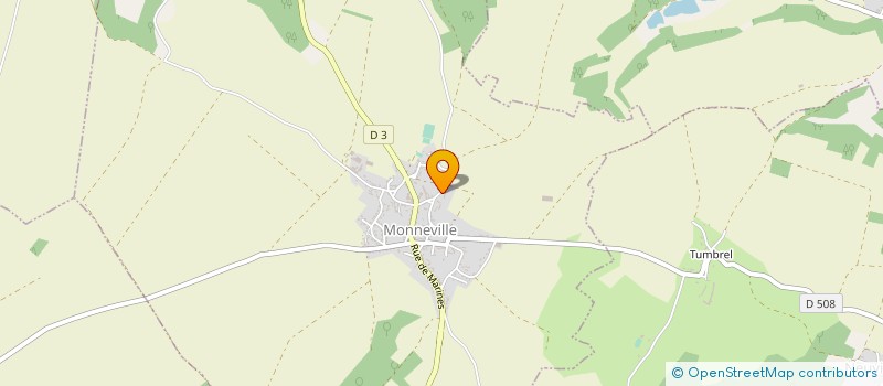 localisation de l'entreprise MADAME CECILEE CALLENS  MONNEVILLE
