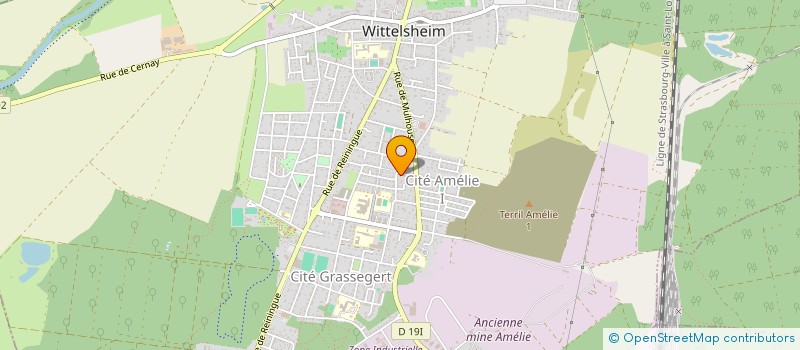 localisation de l'entreprise MADAME CECILIA ALBANESE  WITTELSHEIM