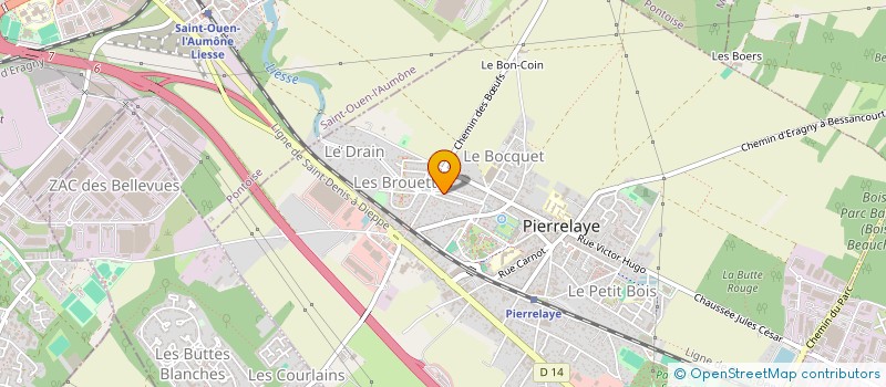 localisation de l'entreprise MADAME CECILIA ANNEQUIN  PIERRELAYE