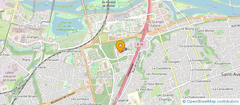 localisation de l'entreprise MADAME CECILIA ANTUNES  TOURS