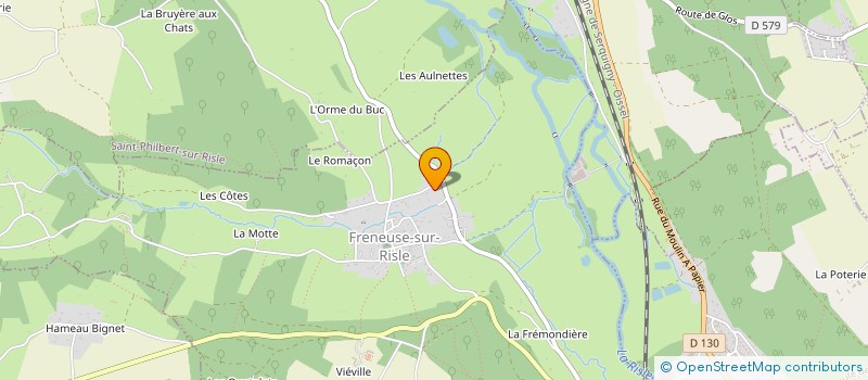 localisation de l'entreprise MADAME CECILIA AUGE  FRENEUSE-SUR-RISLE